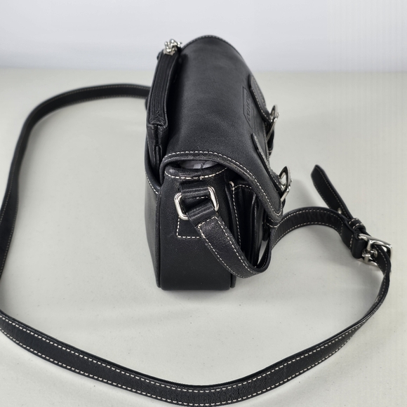 Vintage Coach Bleecker Leatherware Mini Flap Crossbody Bag + Matching Wristlet - Picture 10 of 16